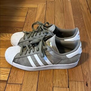 Adidas Superstar Olive Green Sneakers